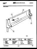 BACKGUARD Diagram and Parts List for G30PNL1  Frigidaire Range
