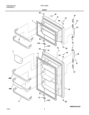 Part Location Diagram of 240381304 Frigidaire PLUG-BUTTON