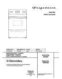 COVER Diagram and Parts List for FEF336ASB  Frigidaire Range