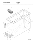 CABINET Diagram and Parts List for CFC07M4AW5  Uni Freezer