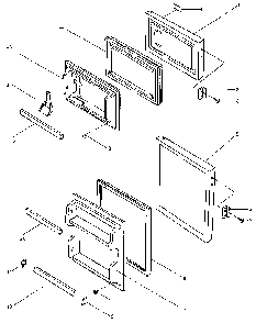 Door Diagram and Parts List for 5649922910  Kenmore Refrigerator