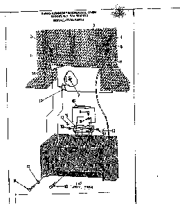 Installation Parts Diagram and Parts List for 5648598510  Kenmore Microwave
