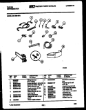 ICE MAKER INSTALLATION PARTS Diagram and Parts List for 95-1999-00-02  Tappan Refrigerator