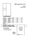 COVER Diagram and Parts List for FRS26KW3AQ3  Frigidaire Refrigerator