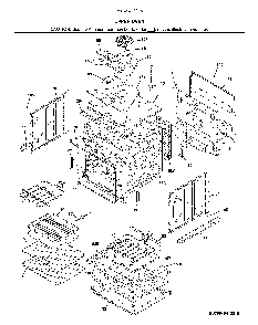 Upper oven Diagram and Parts List for 79049413315  Kenmore Wall Oven