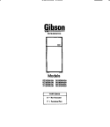 COVER Diagram and Parts List for RD19F9EU3D  Gibson Refrigerator