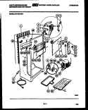 SHELVES AND SUPPORTS Diagram and Parts List for RT176LCH0  Frigidaire Refrigerator