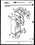 CABINET PARTS Diagram and Parts List for GTN155WHV2  Uni Refrigerator