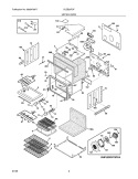 UPPER OVEN Diagram and Parts List for GLEB30T9FQA  Frigidaire Wall Oven