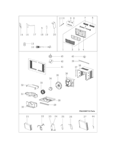 Part Location Diagram of 5304487518 Frigidaire MOTOR
