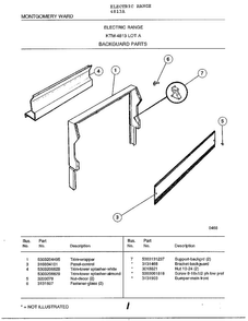 Part Location Diagram of 316034101 Frigidaire DISCONTINUED