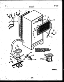 SYSTEM AND AUTOMATIC DEFROST PARTS Diagram and Parts List for ATG185NCW1  Frigidaire Refrigerator