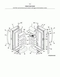 Part Location Diagram of 318413609 Frigidaire LABEL-NAMEPLATE