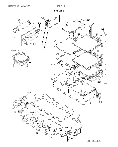 Shelves Diagram and Parts List for FGHB2868TD8  Frigidaire Refrigerator