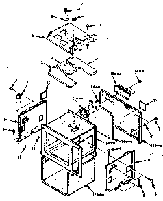 Cavity Parts-a Diagram and Parts List for 5648678610  Kenmore Microwave