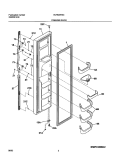 Part Location Diagram of 240358401 Frigidaire BIN-DOOR