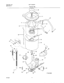 WSHR MTR, HOSE Diagram and Parts List for GWY1343AS0  Gibson Washer