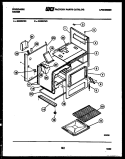 BODY PARTS Diagram and Parts List for GG32CL2  Frigidaire Range
