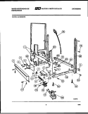 POWER DRY AND MOTOR PARTS Diagram and Parts List for SU180MXRD3  Frigidaire Dishwasher