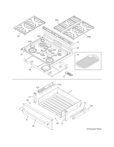 Part Location Diagram of 5304507960 Frigidaire STORAGE DRAWER KIT