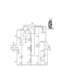 Wiring Diagram Diagram and Parts List for FFPT12F3NM0  Frigidaire Refrigerator