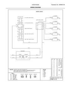 Wiring Diagram Diagram and Parts List for EI30GF45QSB  Electrolux Range