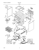 BODY Diagram and Parts List for BEC317ES1  Crosley Range