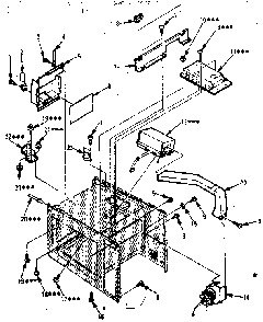 Cavity Parts Diagram and Parts List for 5648998600  Kenmore Microwave