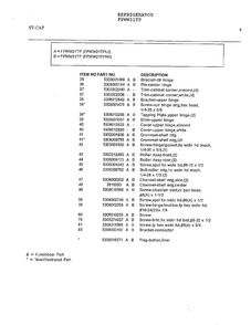 Ice Maker Parts & Installation Parts Page 8 Diagram and Parts List for FPWW21TP  Frigidaire Refrigerator
