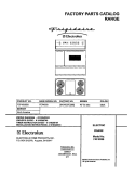 COVER Diagram and Parts List for FEF455BBB  Frigidaire Range