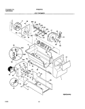 ICE CONTAINER Diagram and Parts List for FRS26F5AQ6  Frigidaire Refrigerator