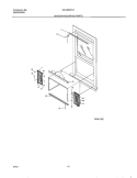 WINDOW MOUNTING Diagram and Parts List for WAC083K7A2  Westinghouse Air Conditioner