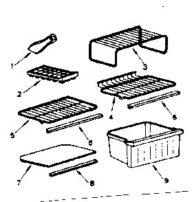 Part Location Diagram of 300135 Maytag Scraper