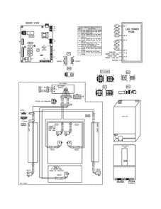 Wiring Schematic Diagram and Parts List for EI23BC30KS9A  Electrolux Refrigerator