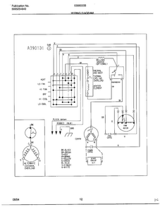 Wiring Diagram Diagram and Parts List for 5368000B  Frigidaire Air Conditioner