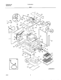 Part Location Diagram of 318076301 Frigidaire PANEL-BACK