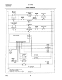 WIRING SCHEMATIC Diagram and Parts List for FEF379ACF  Frigidaire Range