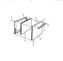 Part Location Diagram of 08011604 Frigidaire PANEL