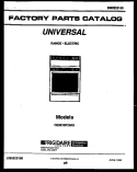 COVER Diagram and Parts List for CE301SP2L01  Uni Range
