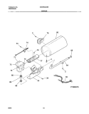 BURNER Diagram and Parts List for GSGR642AS5  Frigidaire Dryer