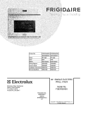 COVER Diagram and Parts List for FGEW3045KBA  Frigidaire Wall Oven