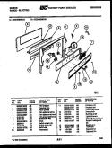 BACKGUARD Diagram and Parts List for CEC4M6WXB  Gibson Range