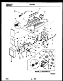 ICE MAKER AND INSTALLATION PARTS Diagram and Parts List for FRS22WHAW0  Frigidaire Refrigerator