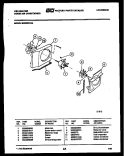 AIR HANDLING PARTS Diagram and Parts List for MH205H1QA  Kelvinator Air Conditioner