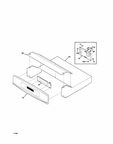 Part Location Diagram of 318575155 Frigidaire PANEL ASSEMBLY