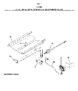 Burner Diagram and Parts List for 79040419810  Kenmore Wall Oven