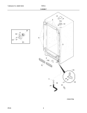 CABINET Diagram and Parts List for FMR12  Electrolux Freezer