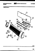 CONSOLE AND CONTROL PARTS Diagram and Parts List for LA470LXD1  Frigidaire Washer