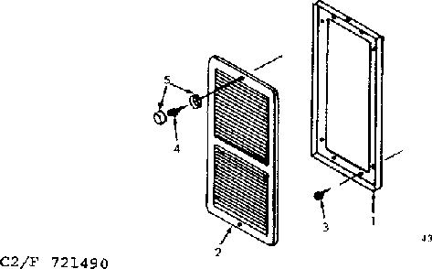 Side outlet kit Diagram and Parts List for 867721310  Frigidaire Furnace