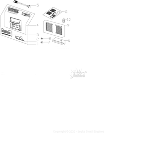 Spare Parts Diagram and Parts List for FGRQ0633U1  Frigidaire Air Conditioner